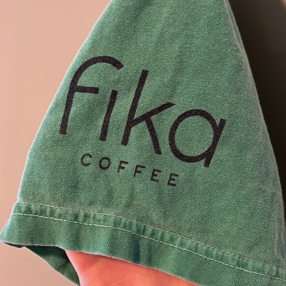 Comfort colors Fika coffee graphic bird tee unisex M - Picture 2 of 4